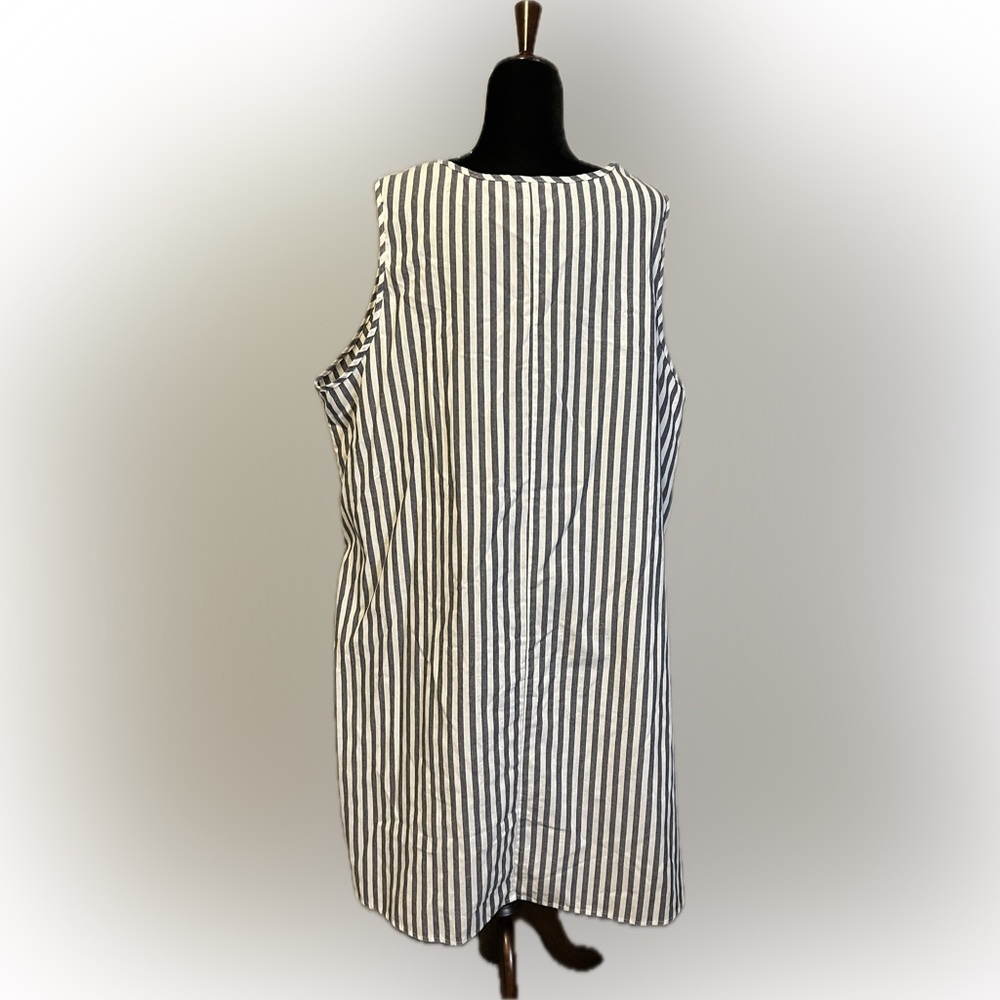 Emery Rose Striped Sleeveless Dress size 5X - Picture 3 of 11